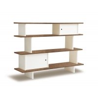 Bibliothèque mini library - Noyer